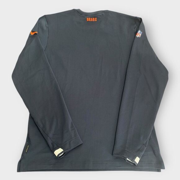 Nike Chicago Bears NFL Football On Firld Dri Fit Long Sleeve Pullover Top size S - Picture 5 of 10
